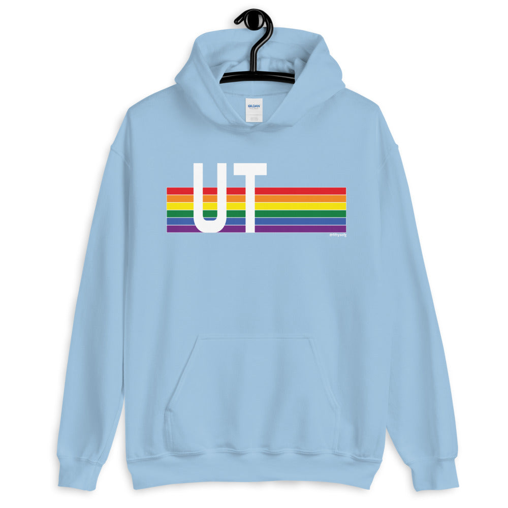 Utah Pride Retro Rainbow - Unisex Hoodie