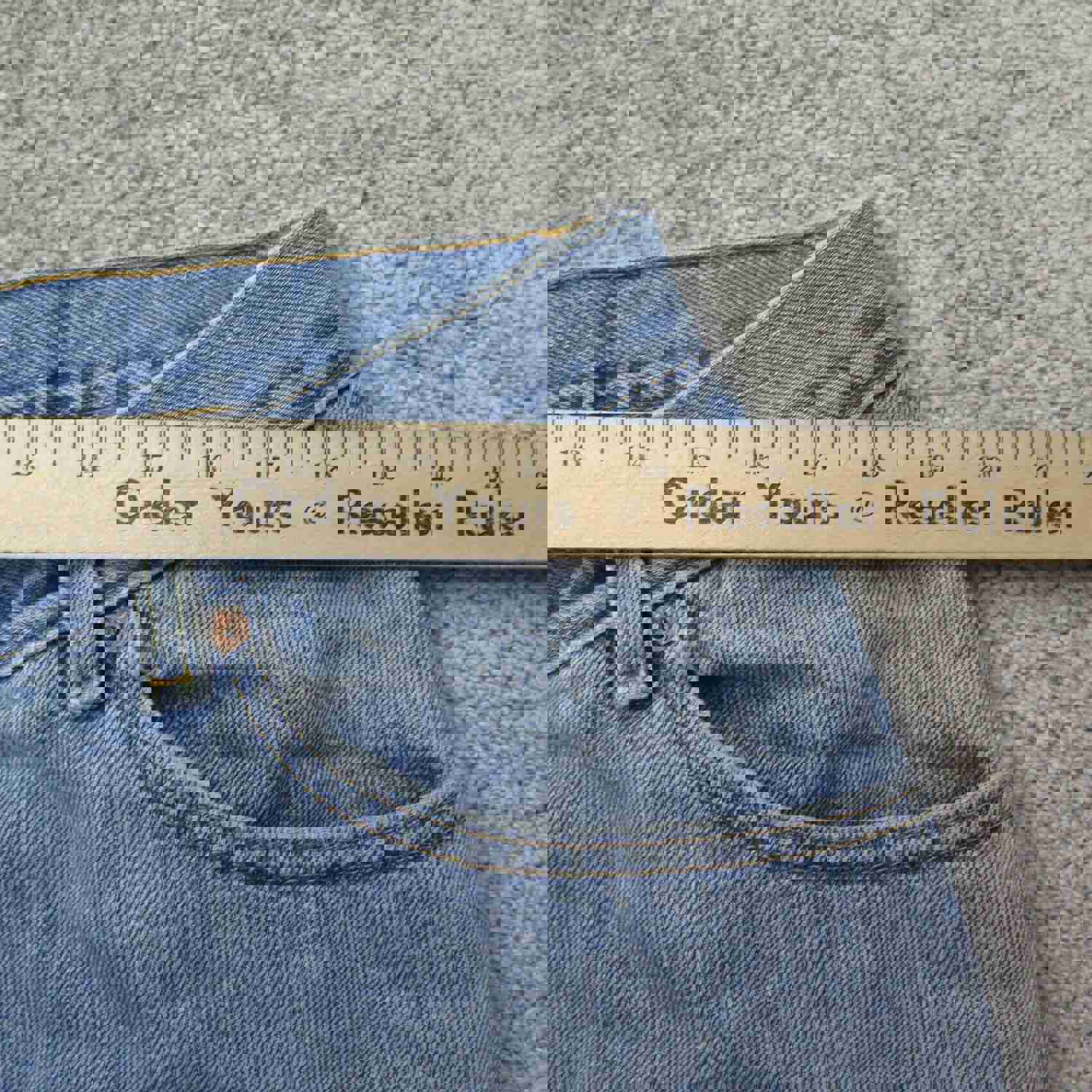 Levis 550 Jeans Mens 20S Blue Denim Stretch Straight Leg Outdoor 100% Cotton