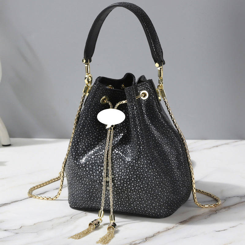 Pearl-Fish-Skin Bags - Large Capacity Women's Crossbody & Shoulder Bags