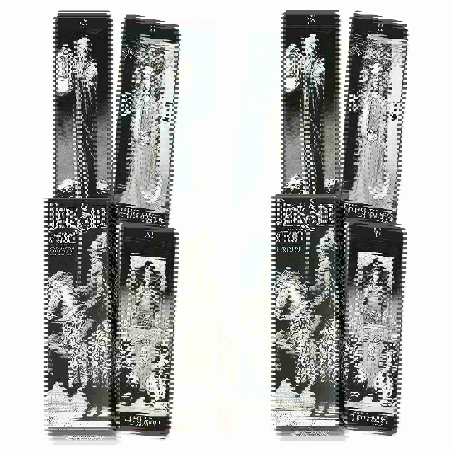Dark Side of Tarot Deck by Sasha Graham, Corrado Roi