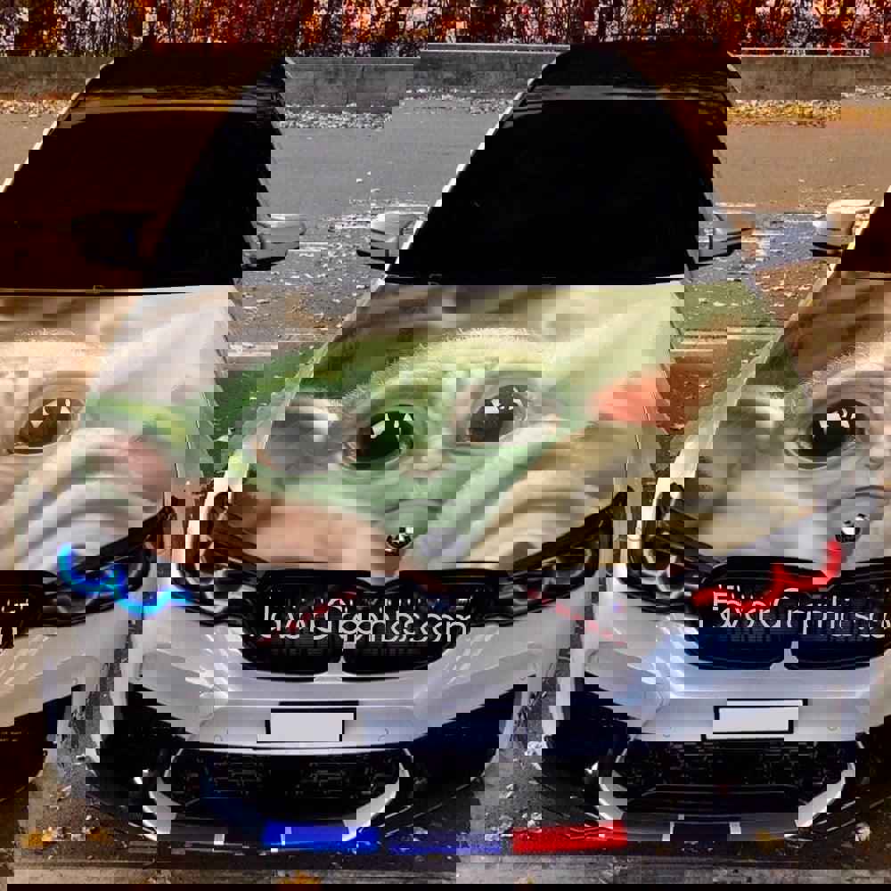 Star Wars Baby Yoda Itasha Car Decal Vinyl Hood Wrap - High Quality Graphic