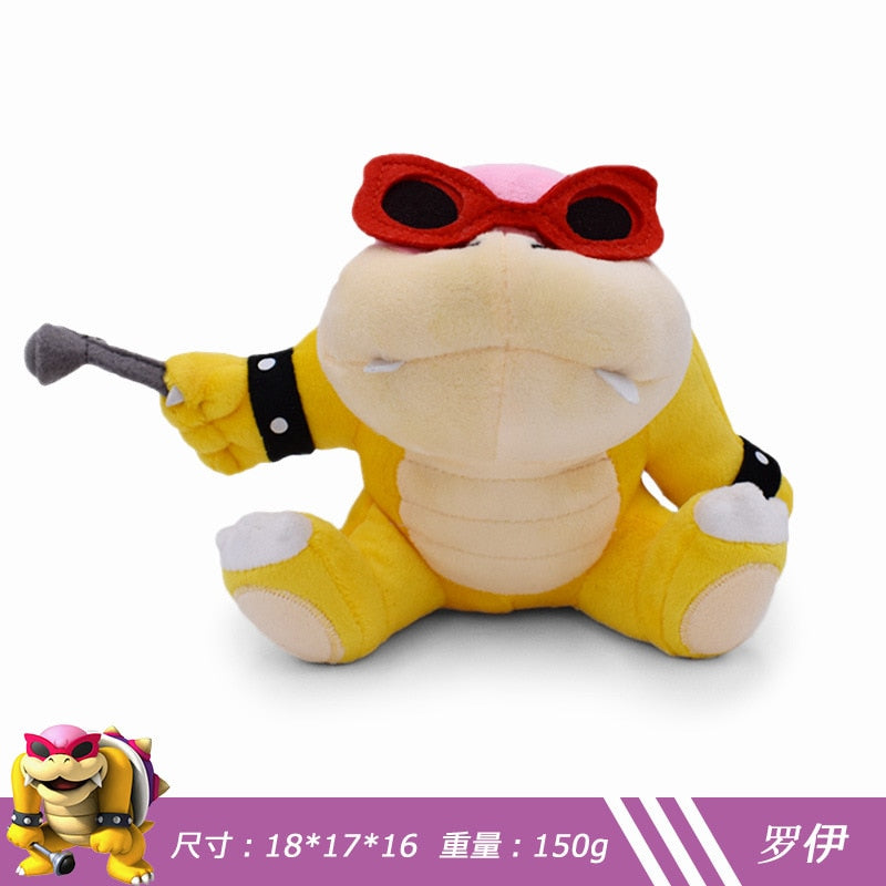 Super Bowser Koopalings Morton-Jr 16-23cm Roy Koopa Cartoon Toy Baby Son Doll Animal