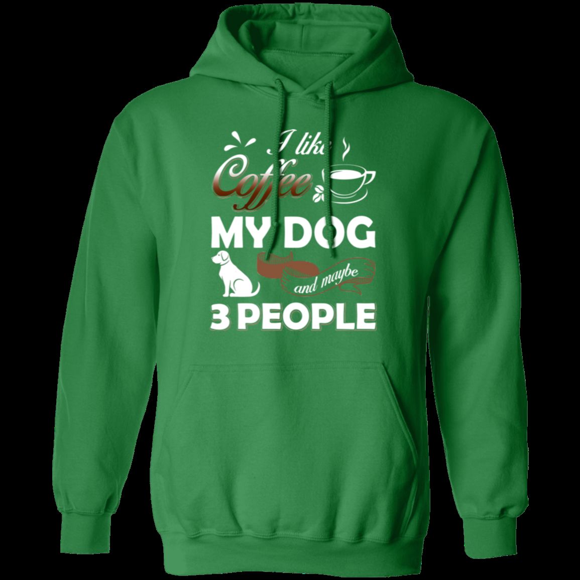 I LIKE COFFEE LADIES Pullover Hoodie - 8 oz Unisex Hoodie with Digital Print