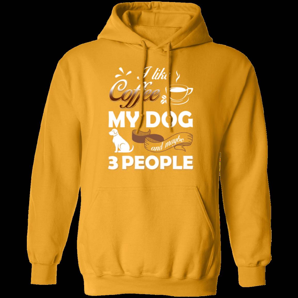 I LIKE COFFEE LADIES Pullover Hoodie - 8 oz Unisex Hoodie with Digital Print