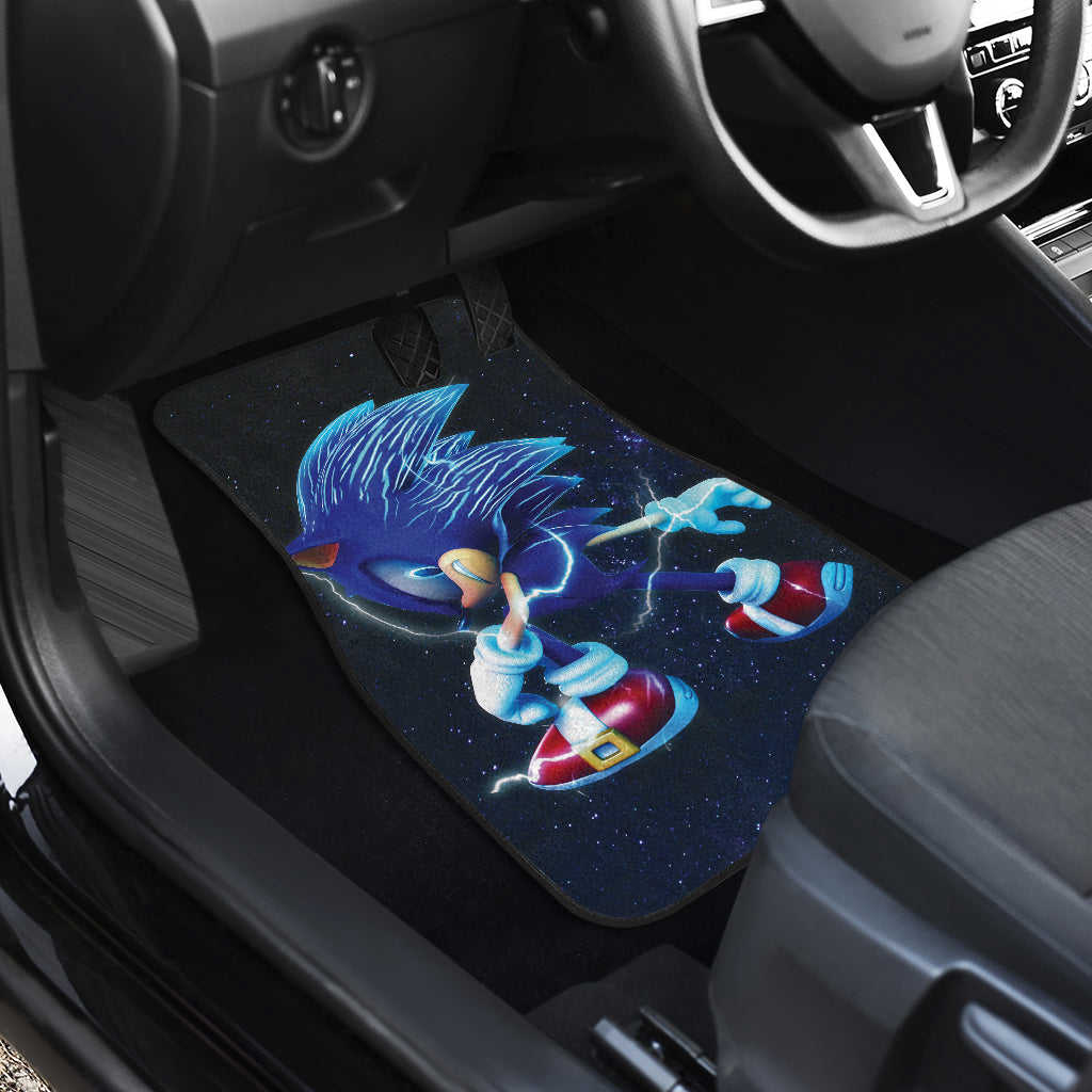 Sonic The Hedgehog Custom Car Floor Mats - Cartoon Car Accessories for Fans