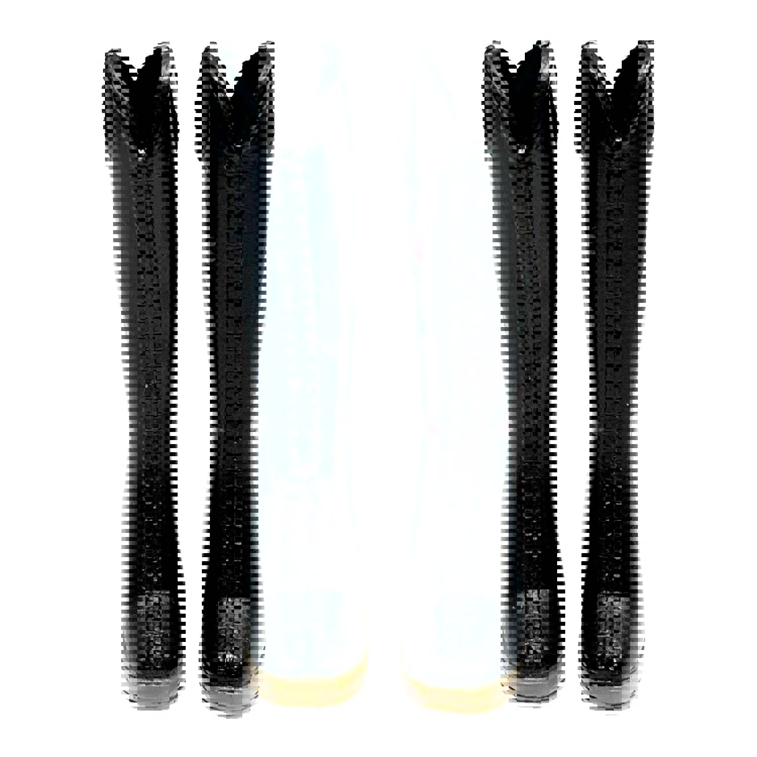 Mattel Barbie My Scene Doll Replacement Shoes Tall Black Floral Boots