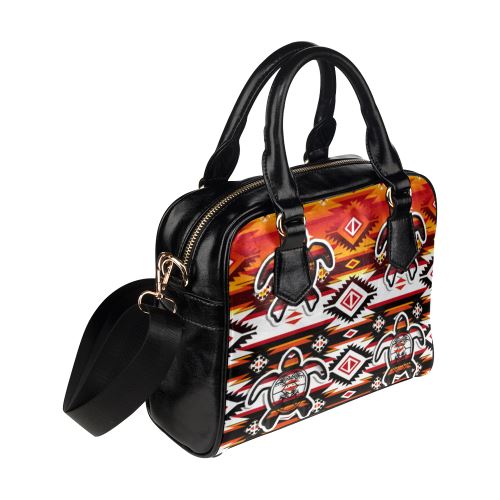 Adobe Fire Turtle Shoulder Handbag
