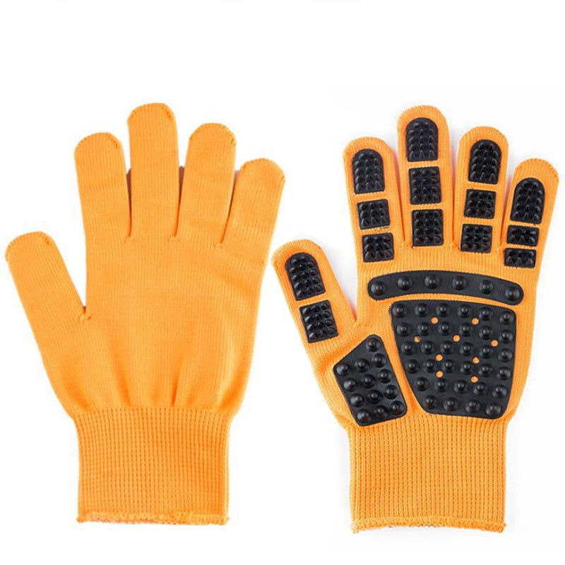 Dog Pet Brush Glove - Gentle Deshedding & Grooming Supply for Dogs and Cats