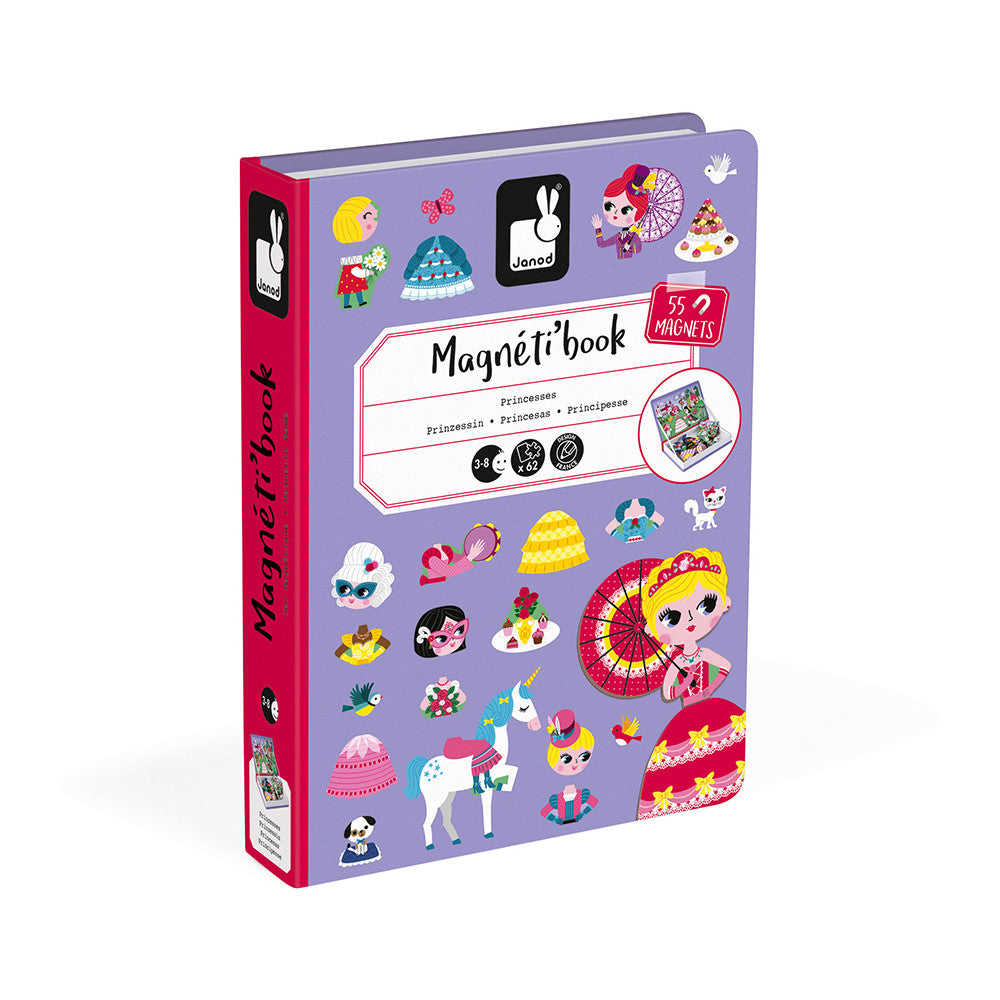 MAGNETIBOOK PRINCESSES - 55 Magnetic Pieces for Creative Play
