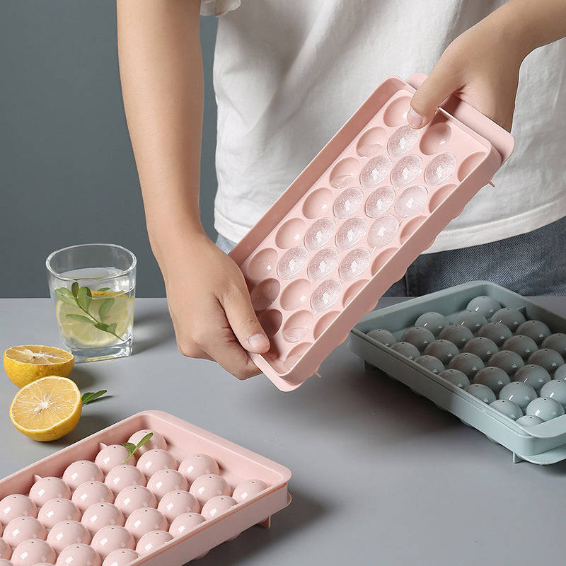 3D Round Ice Molds for Home Bar and Party Use - Round Ball Ice Cube Makers