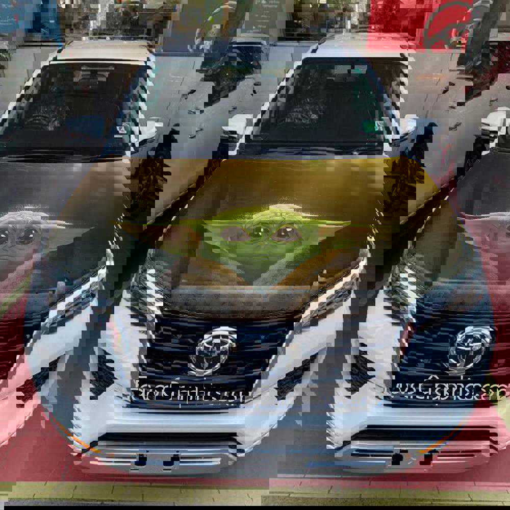 Star Wars Baby Yoda Itasha Car Decal Vinyl Hood Wrap - High Quality Graphic