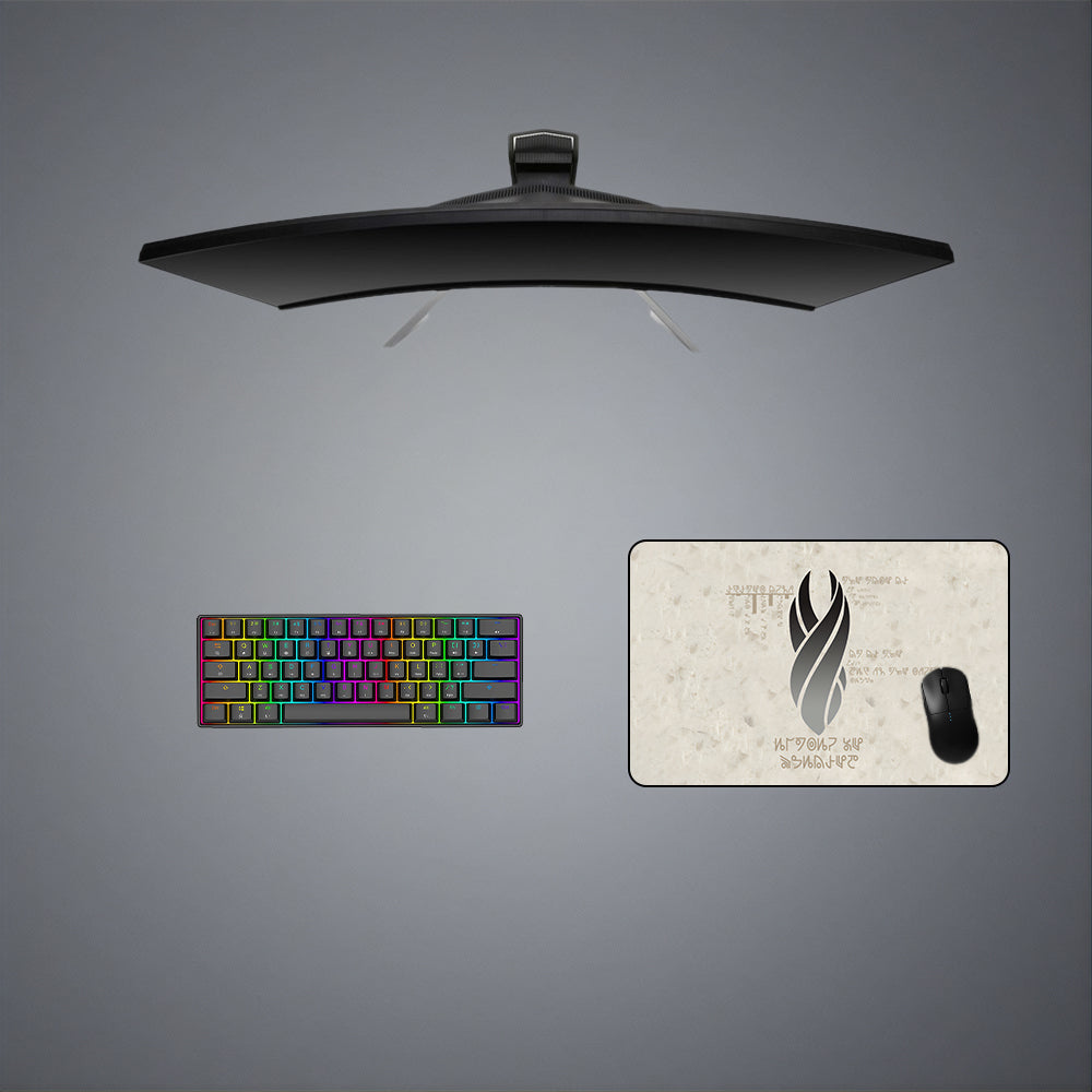 Dead Space Dark Marker Design Gaming Mouse Pad - M-XXL Size for Computer Desk