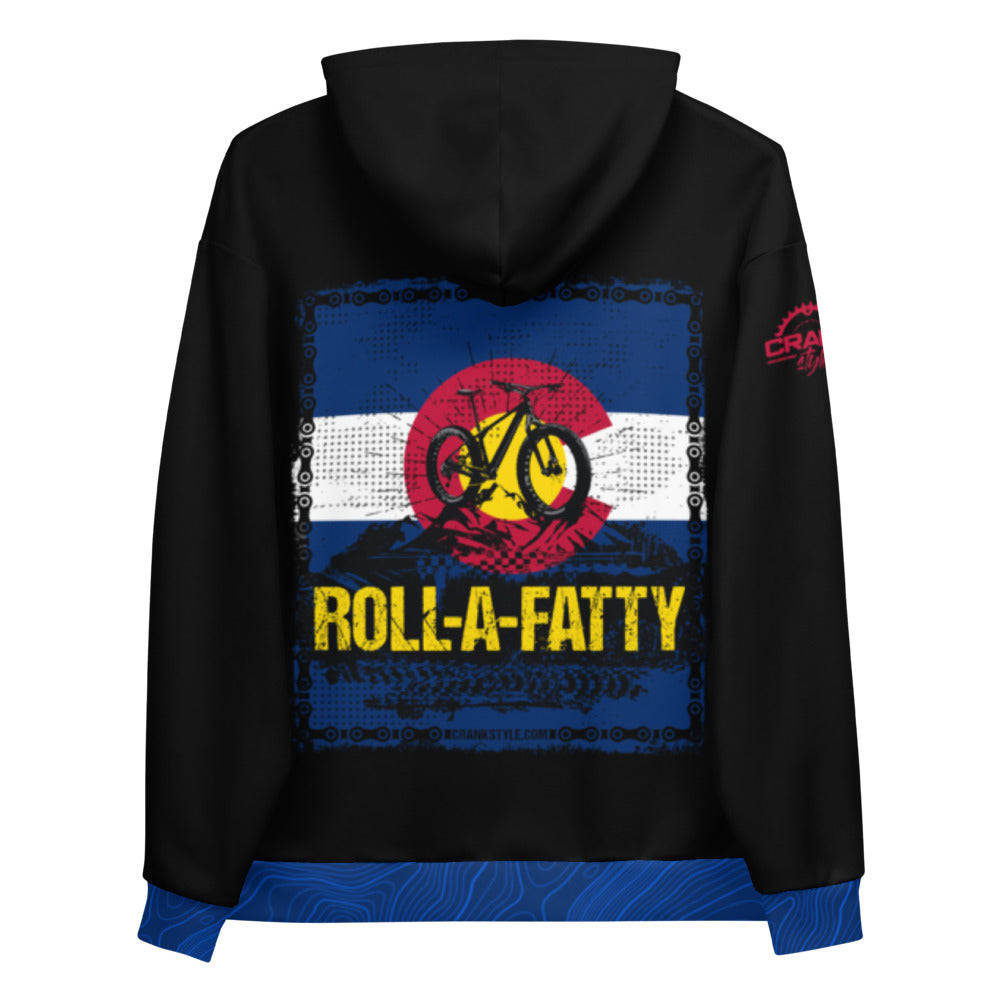 RollaFatty Colorado Flag Hoodie - Unisex Comfortable Hoodie with Vibrant Print