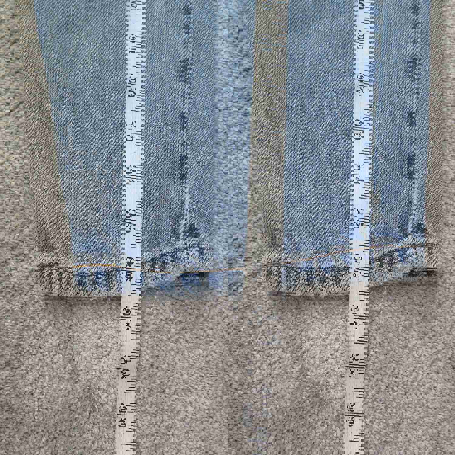 Levis 550 Jeans Mens 20S Blue Denim Stretch Straight Leg Outdoor 100% Cotton