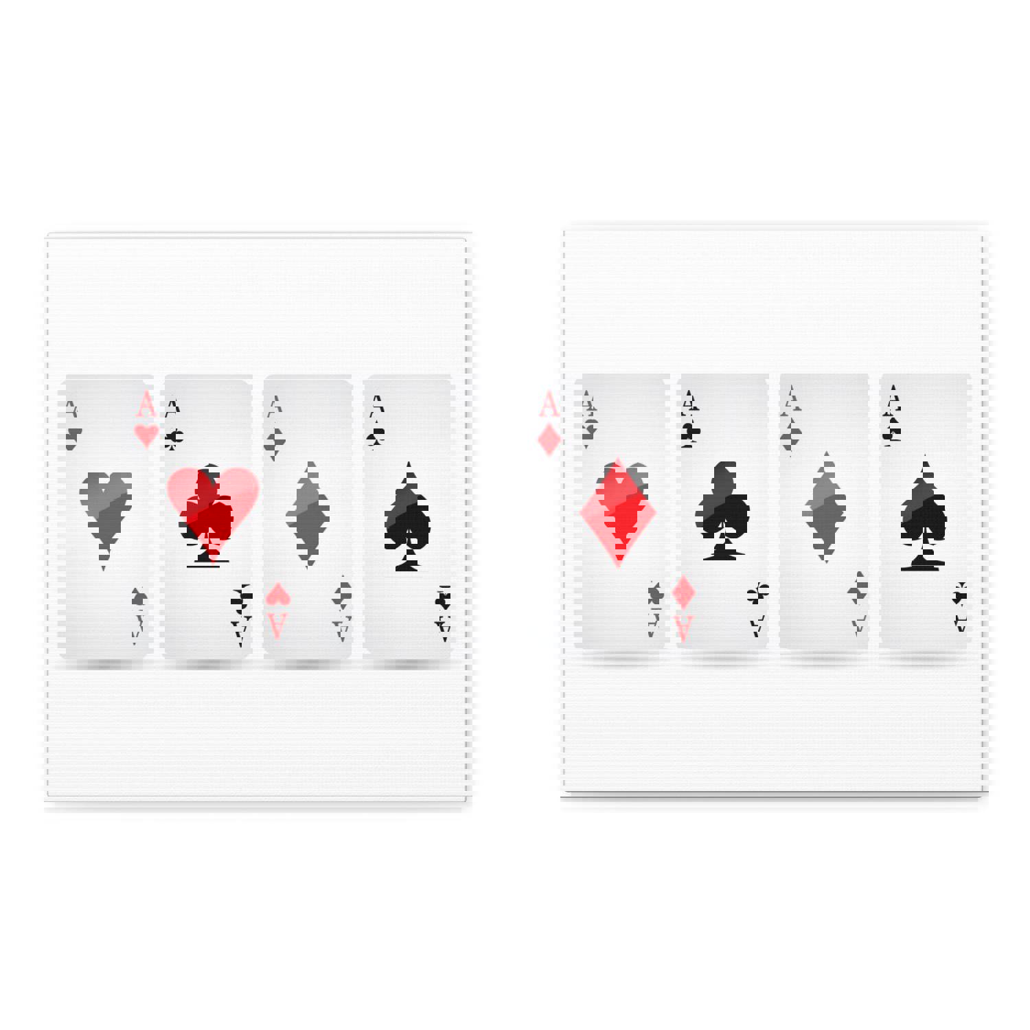 Ace Card Suit Playing Card Canvas Wall Art - Premium Home Decor Ready-to-Hang