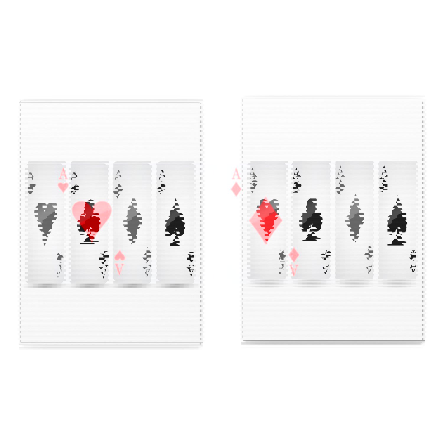 Ace Card Suit Playing Card Canvas Wall Art - Premium Home Decor Ready-to-Hang