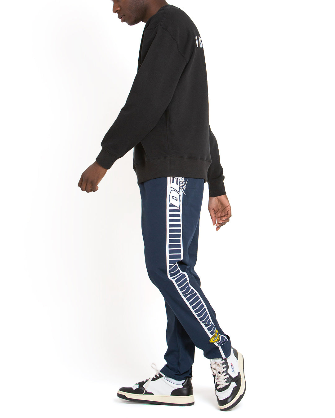 Moto Decal Crew - Black