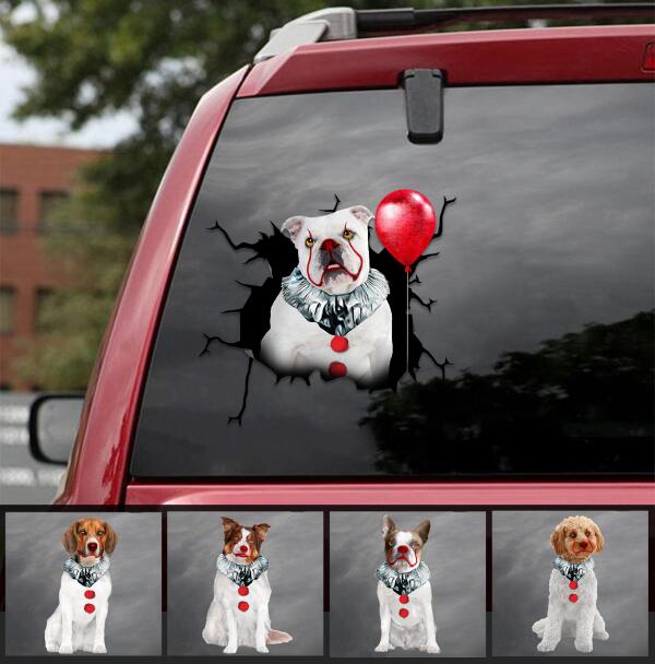 Customized Funny Dog Meme Wall Decal - PVC Plastic Sticker for Car, Home, and Gifts