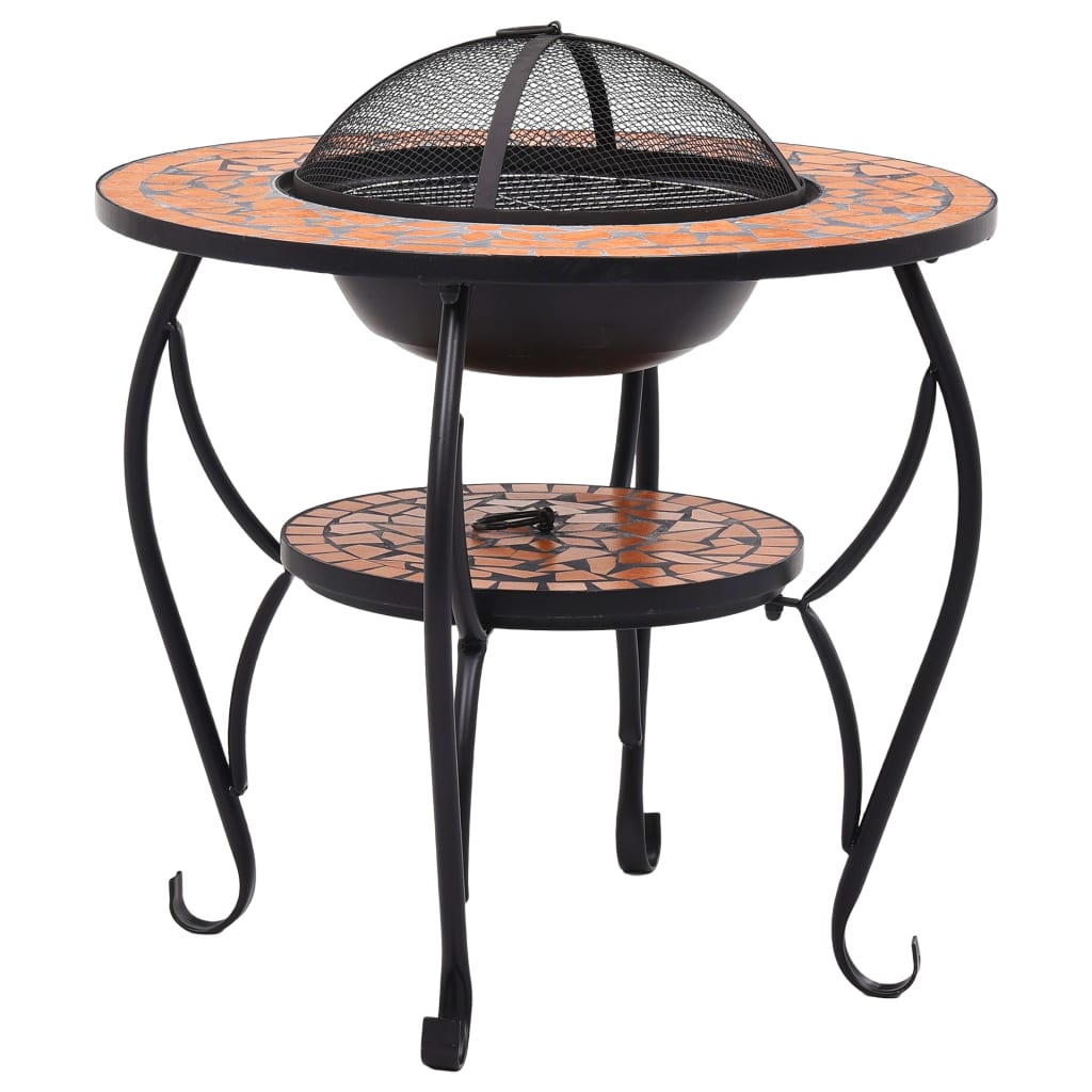 Outdoor Fire Pit Table Fireplace for Camping and Picnic