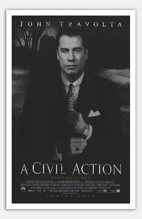 Civil Action - 11 x 17 Movie Poster (1998 Reprint)