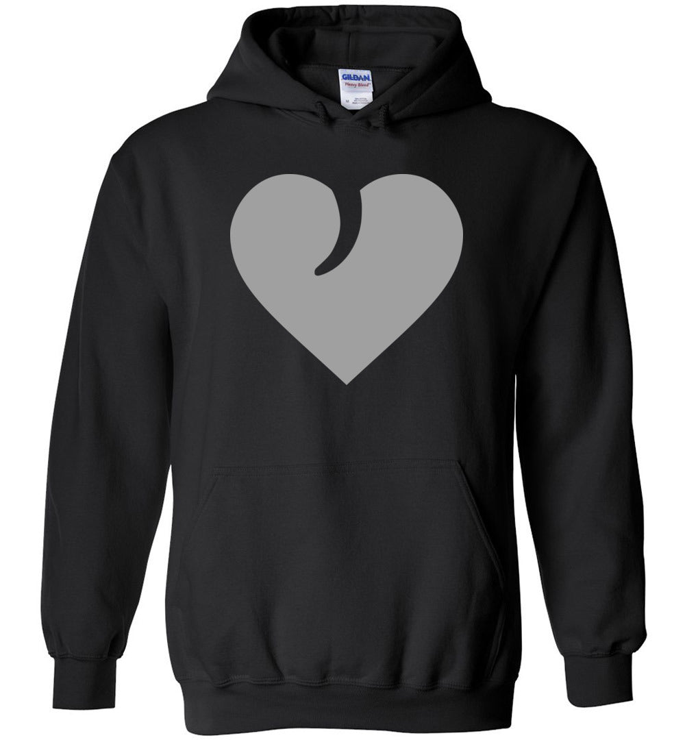I Love Guns, Heart and Trigger Hoodie - Premium Quality for Gun Enthusiasts