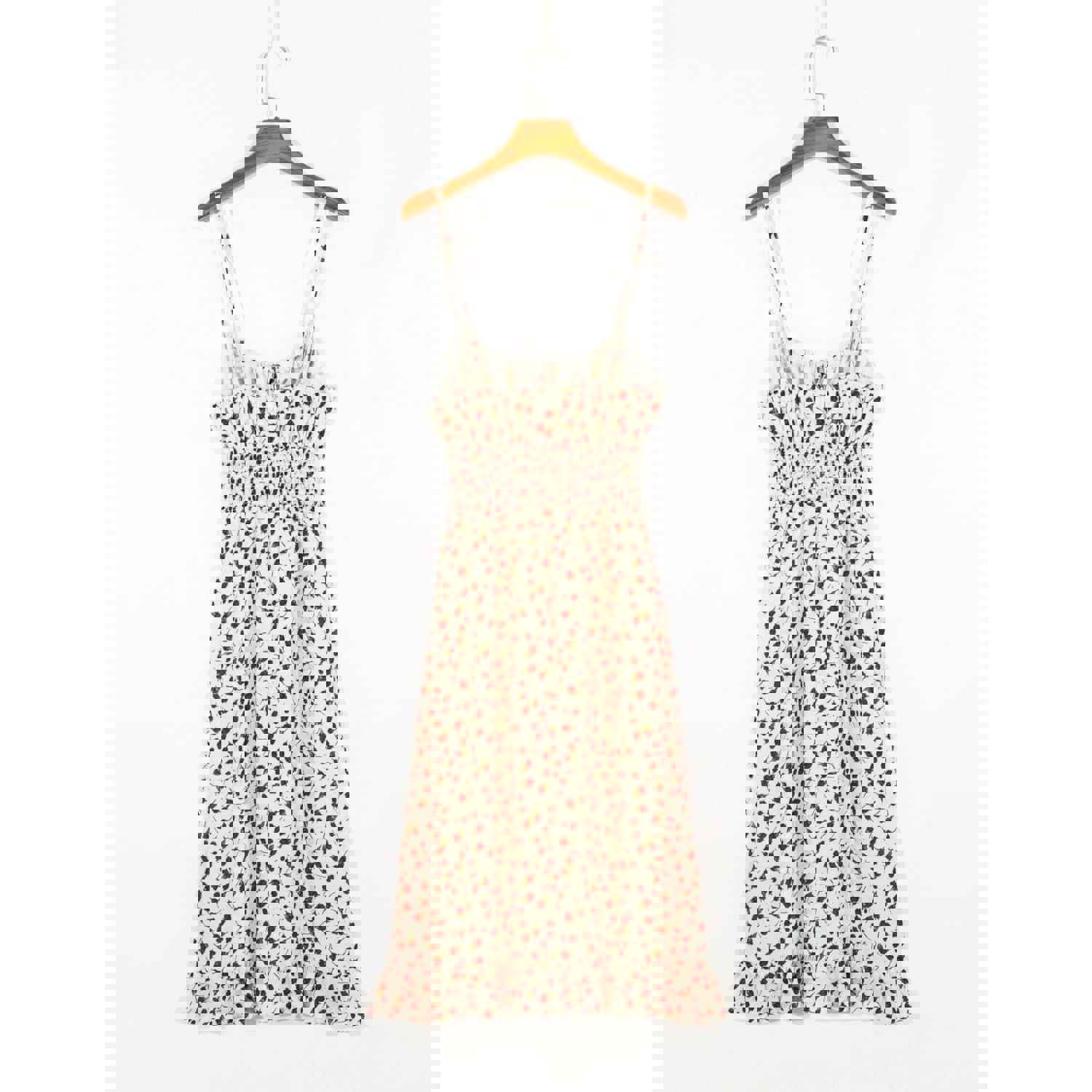 Fashion Floral Boho Dress - Vintage Style A-Line Midi Dress
