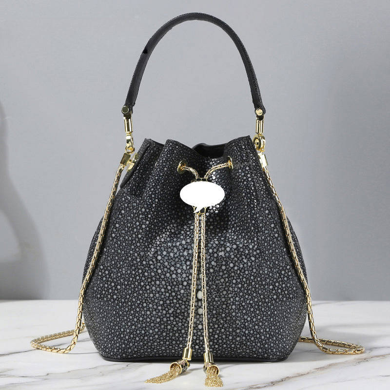 Pearl-Fish-Skin Bags - Large Capacity Women's Crossbody & Shoulder Bags