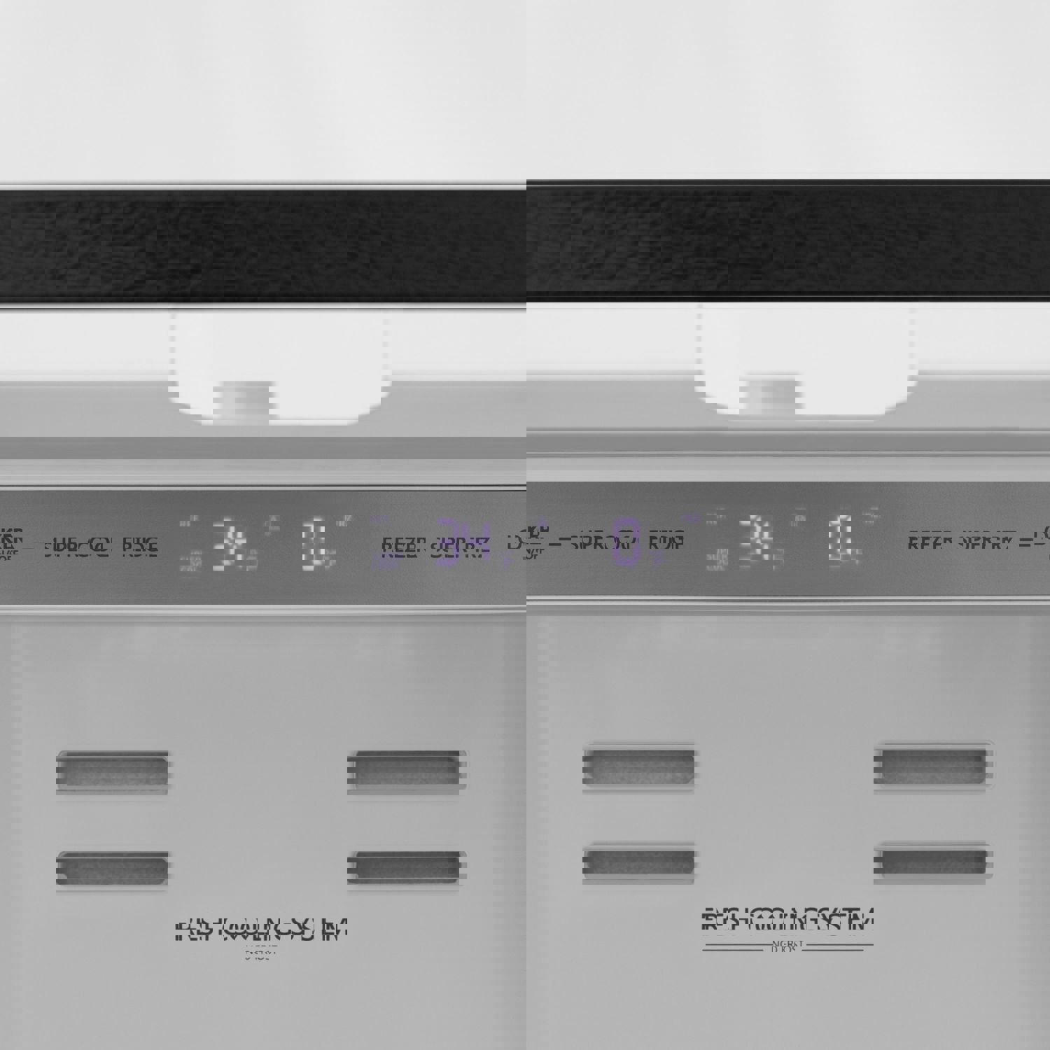 ZLINE 36 in. Autograph Edition French Door Refrigerator with Ice Maker - Fingerprint Resistant Stainless Steel & Matte Black Accents