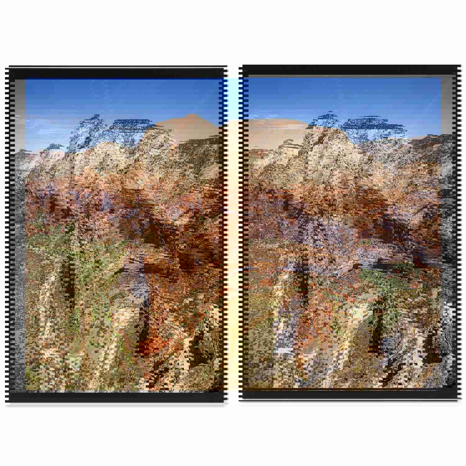 Zion National Park Landscape Photo Canvas Print - Home Décor Wall Art Gift
