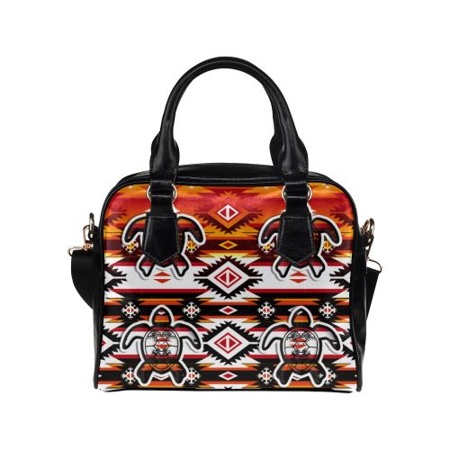 Adobe Fire Turtle Shoulder Handbag