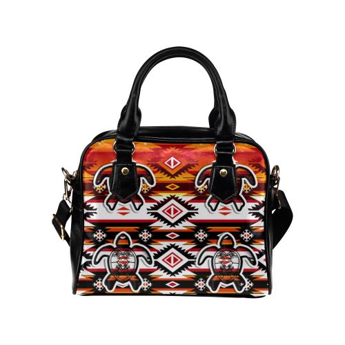 Adobe Fire Turtle Shoulder Handbag