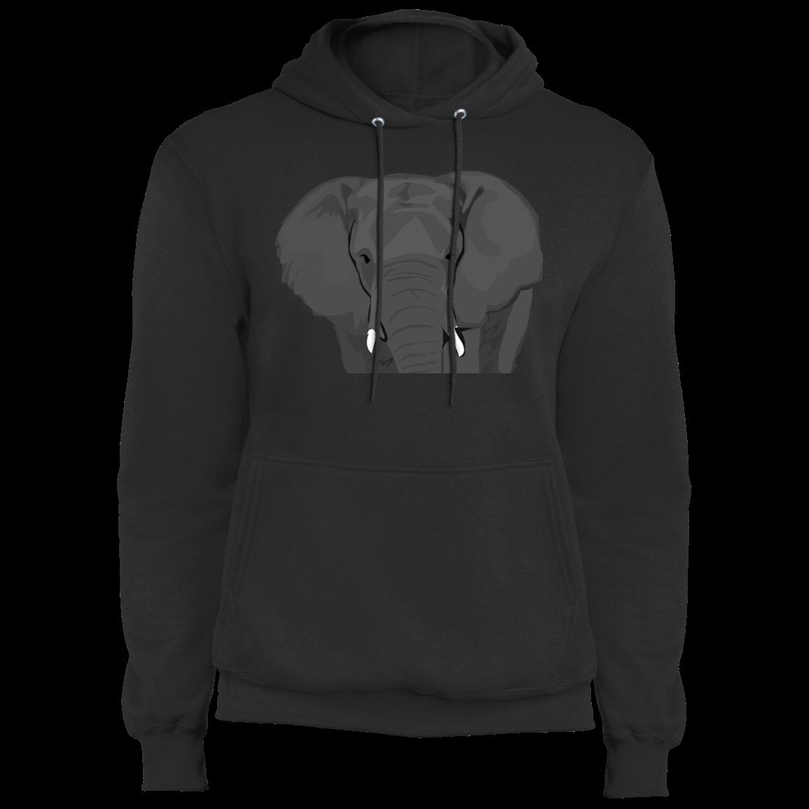 Elephant Fleece Pullover Hoodie