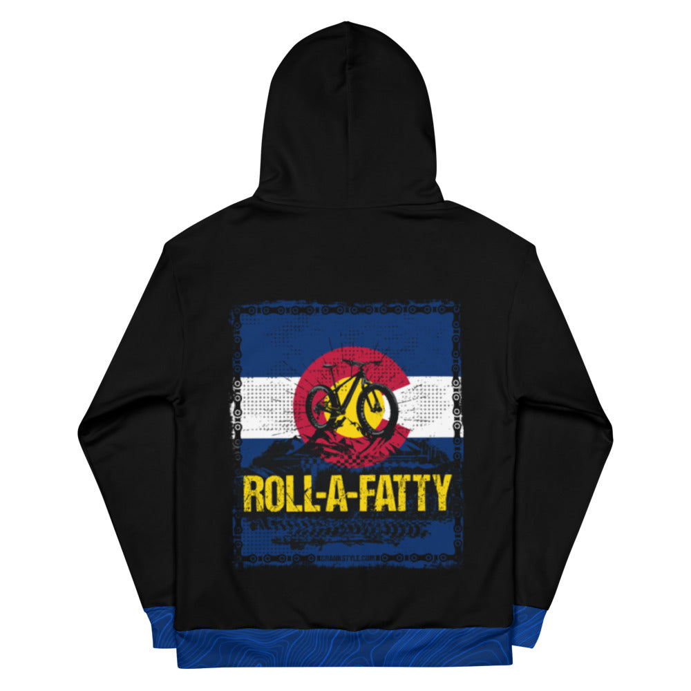 RollaFatty Colorado Flag Hoodie - Unisex Comfortable Hoodie with Vibrant Print