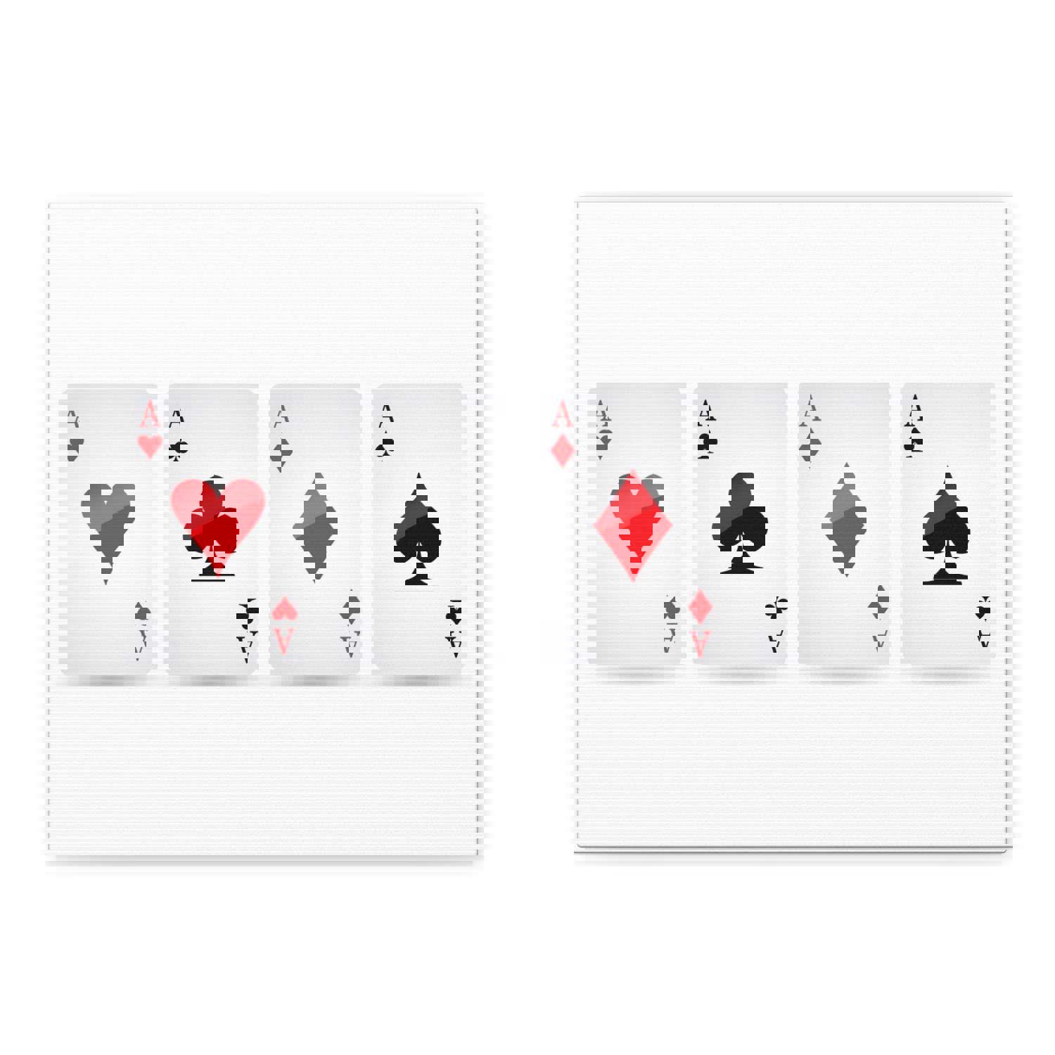 Ace Card Suit Playing Card Canvas Wall Art - Premium Home Decor Ready-to-Hang