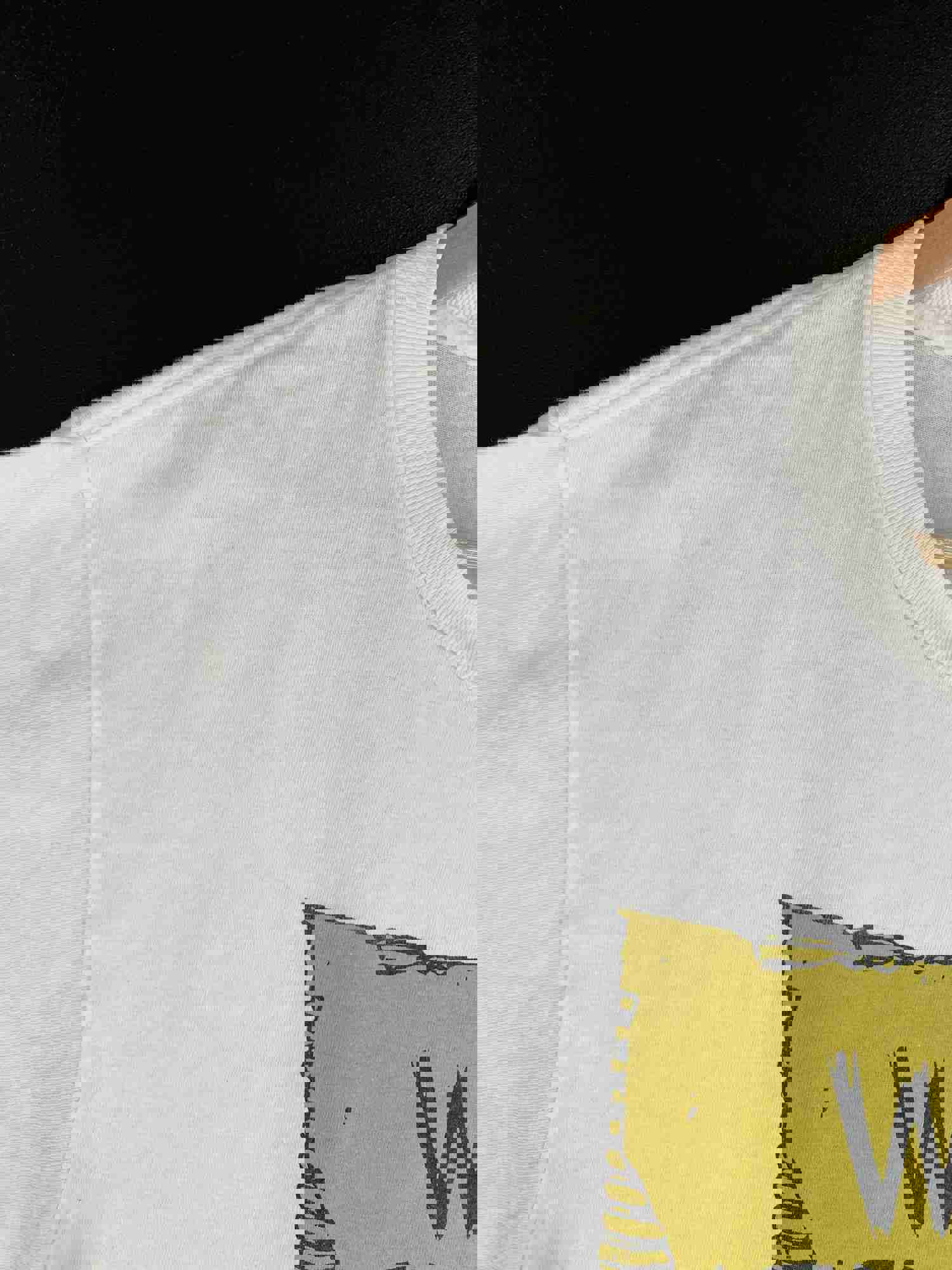 Vintage WILL FISH 4 FOOD XL White Cotton T-Shirt