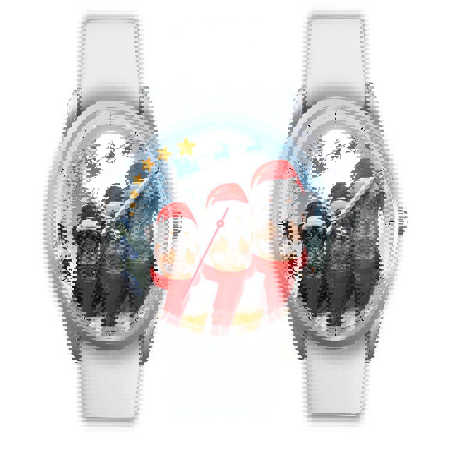 Cute Rottweiler Christmas Special Wrist Watch