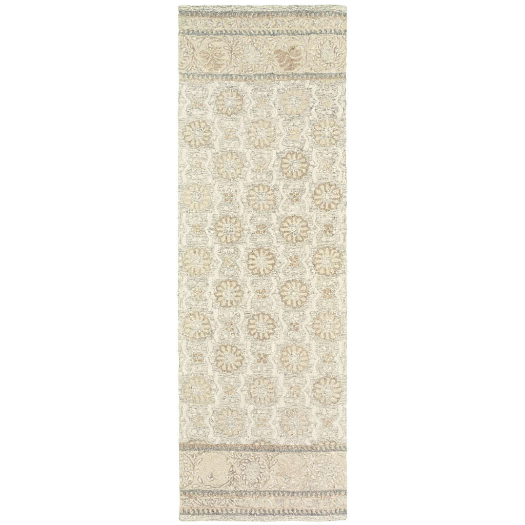 Oriental Weavers Craft 93002 Multicolor Rectangle Indoor Runner - Cozy Hand Tufted Floral Rug