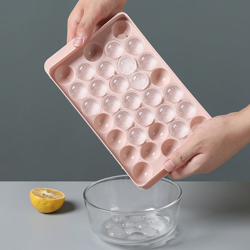 3D Round Ice Molds for Home Bar and Party Use - Round Ball Ice Cube Makers