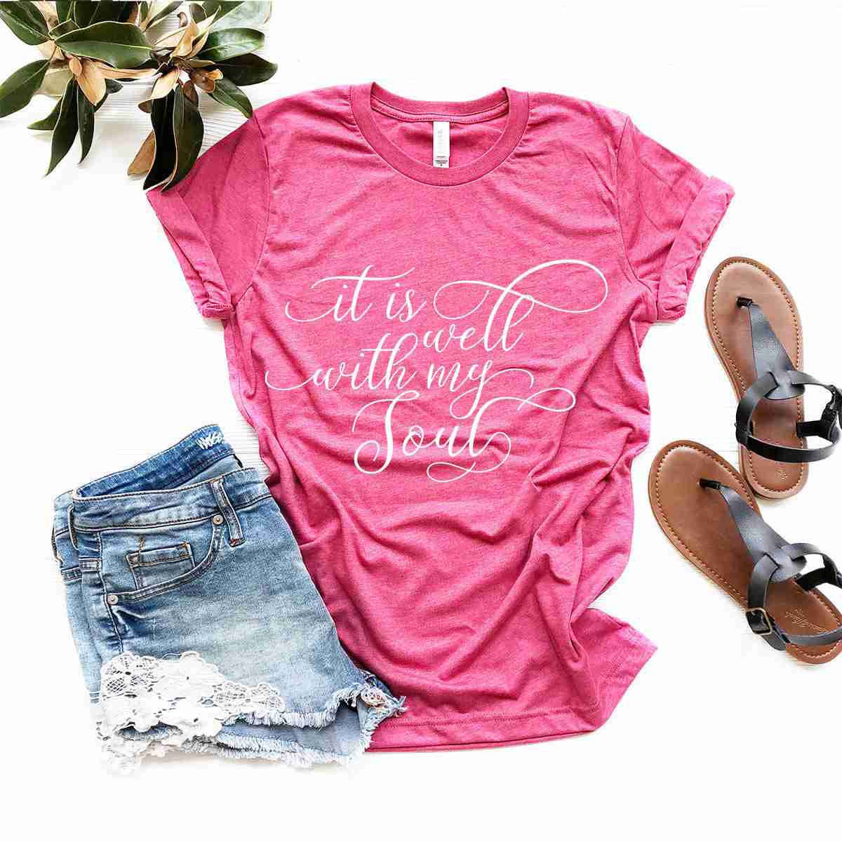 Hymn Shirt - Jesus Faith Based Tee with Bible Verse