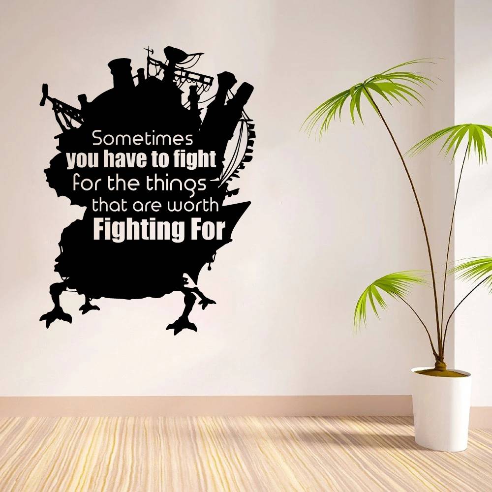 Various Quotes Vinyl Wall Art Sticker Decal - Spirited Away Inspired