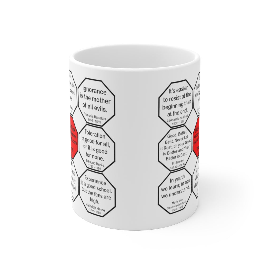MugWisdom Team 8 of 24 - Antique Wisdoms Ceramic 11oz Cup