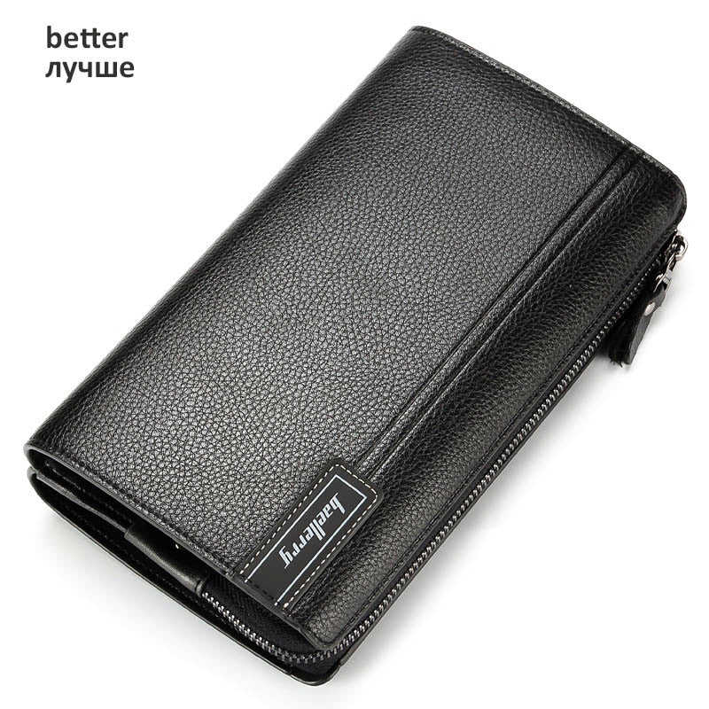 Lkblock Baellerry Men Clutch Bag - Large Capacity Multifunction Wallet for Men