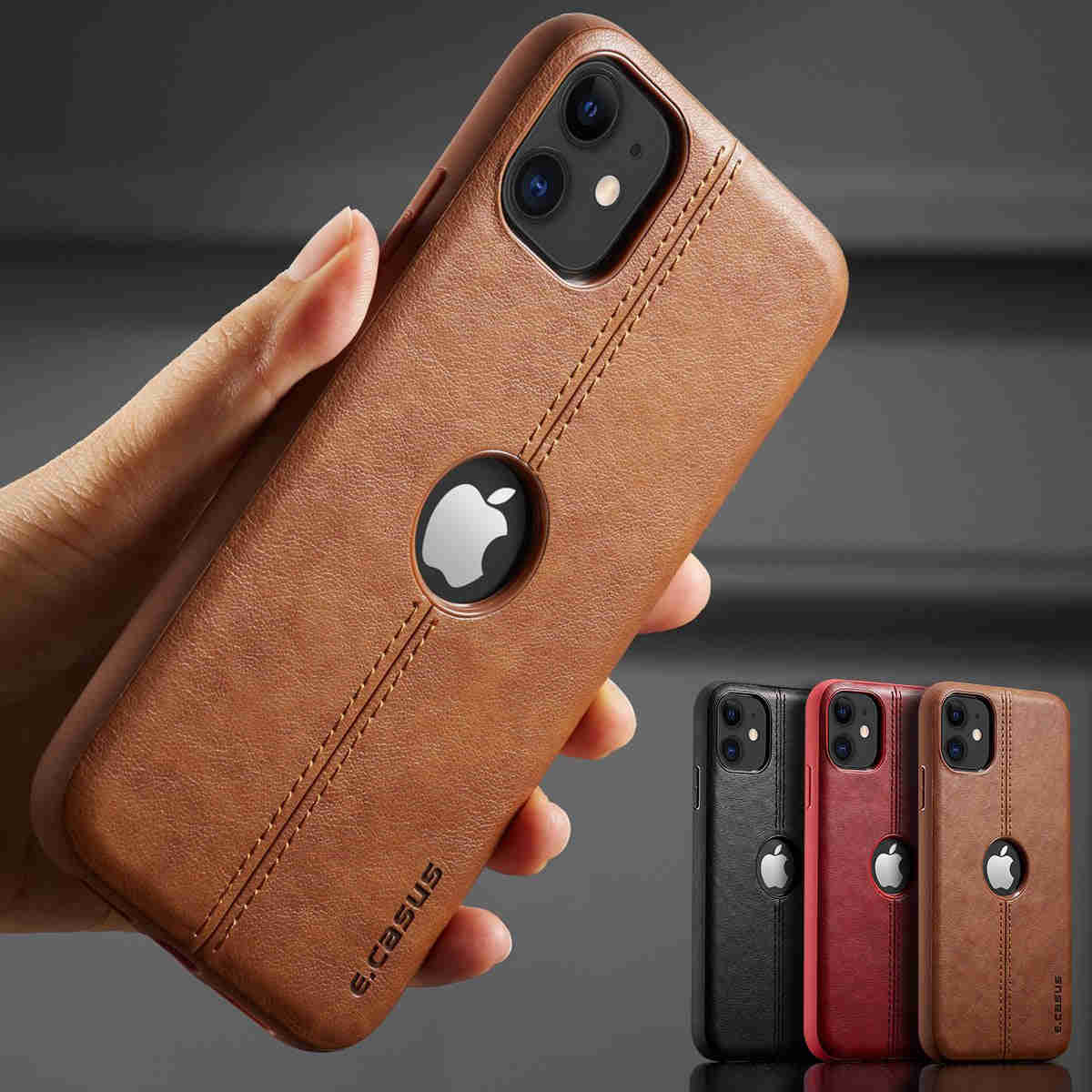 Lazanow 2020 Luxury Leather Back Case For iPhone 11/Pro/Max X XR XS MAX 8 7 6S 6/Plus