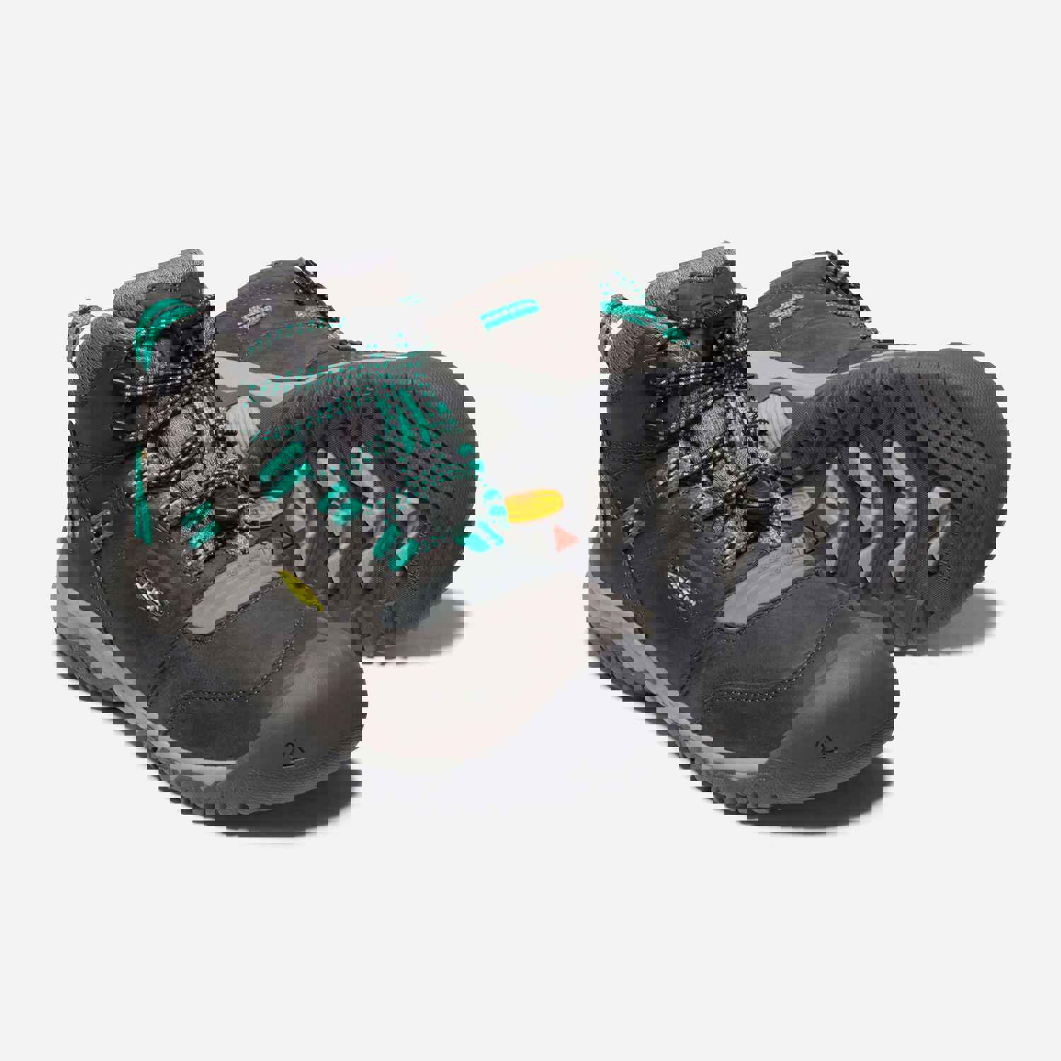 Big Kids Keen Ridge Flex Waterproof Boot - Magnet/Greenlake