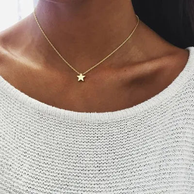 New Double Layer Bohemian Necklace for Women with Heart Pendant
