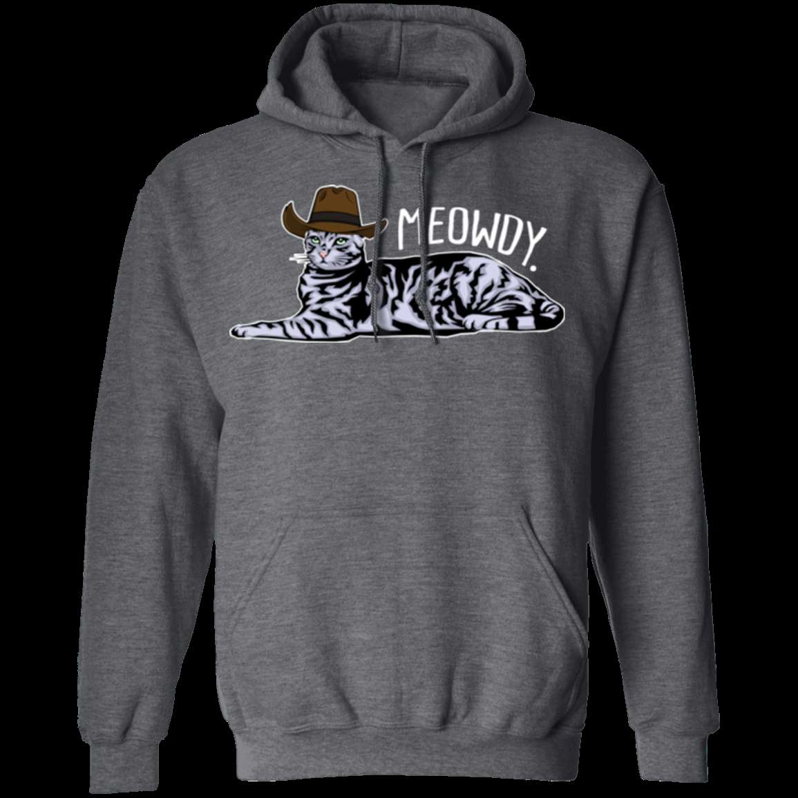 MEOWDY TEXAS CAT LADIES Pullover Hoodie - 8 oz, Unisex, Digital Print