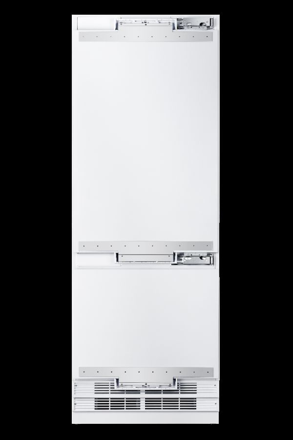 Hallman 30 Built-In Refrigerator with Interior Filtered Water Dispenser and Bottom Mount Freezer