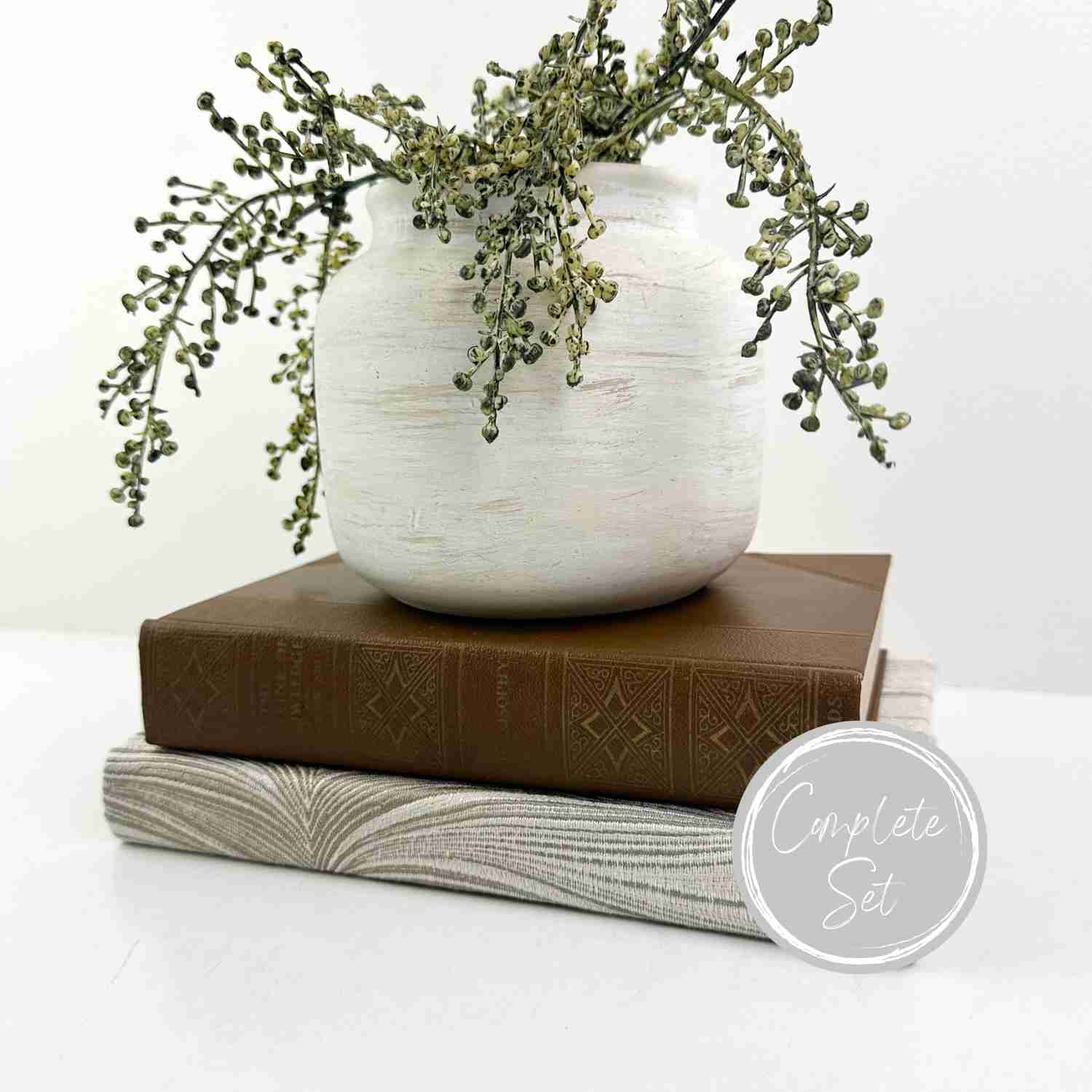 Brown and Gray Decorative Books for Shelf Decor