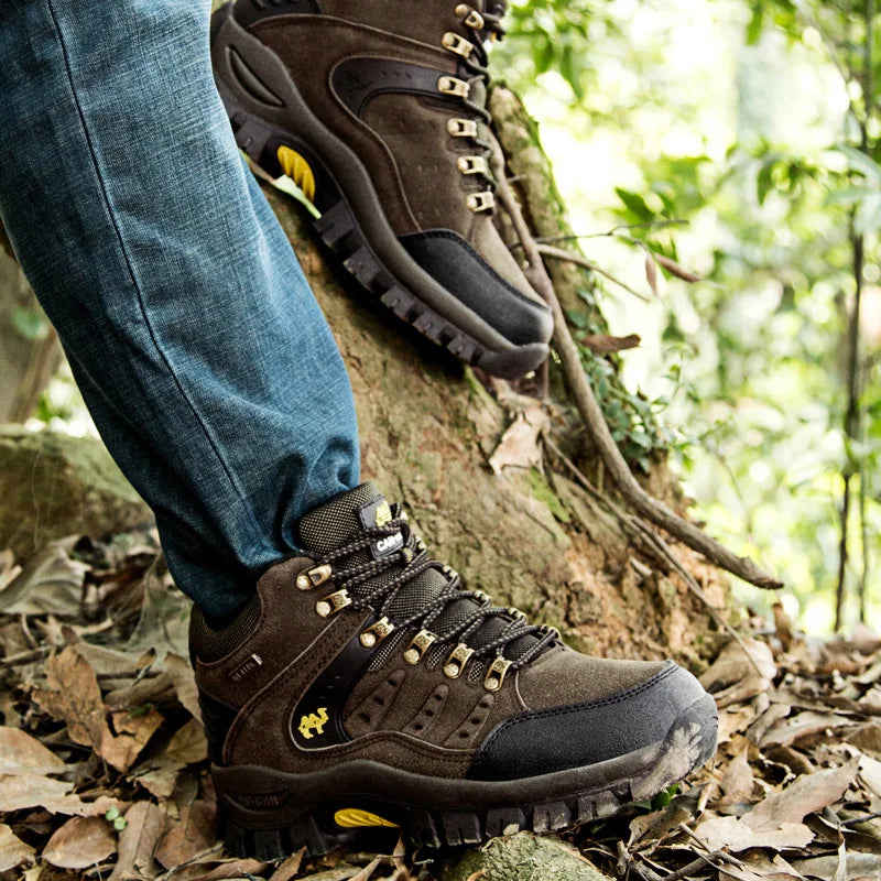 Waterproof Hiking Boots - Men's Outdoor Casual Shoes