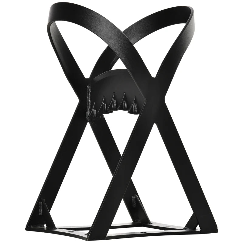 Outsunny Wood Splitter with Carbon Steel Wedge for Indoor/Outdoor Use